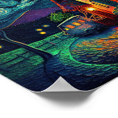 カンディンスキー – スターリーナイト ポスター (角)