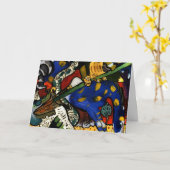 カンディンスキー – セントジョージI カード (黄色い花)