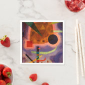 カンディンスキー – ドレエレメンテ、抽象芸術アート スタンダードカクテルナプキン (インサイチュ)