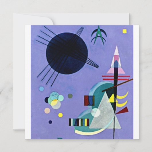 カンディンスキー – バイオレットグリーン カード (正面)