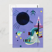 カンディンスキー – バイオレットグリーン ポストカード (正面/裏面)