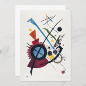 カンディンスキー – バイオレット、 招待状 (正面/裏面)