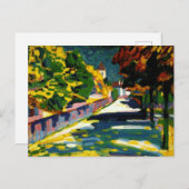 カンディンスキー – ババリアの秋 ポストカード (正面/裏面)