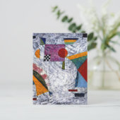 カンディンスキー – フライトなカラフル作品、  ポストカード (スタンド正面)