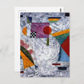 カンディンスキー – フライトなカラフル作品、  ポストカード (正面/裏面)