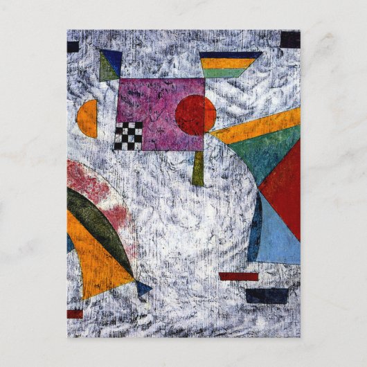 カンディンスキー – フライトなカラフル作品、  ポストカード (正面)