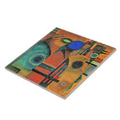 カンディンスキー – ブラウン静寂 タイル (側面)