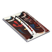 カンディンスキー ブラウン 補足による抽象 ノートブック (右側)