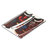 カンディンスキー ブラウン 補足による抽象 ノートブック (左側)