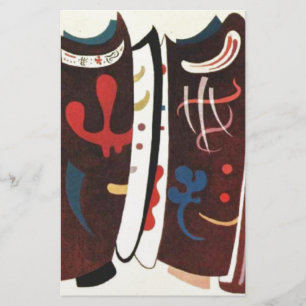 カンディンスキー ブラウン 補足抽象 便箋