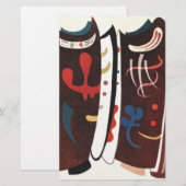 カンディンスキー ブラウン 補足抽象 便箋 (正面/裏面)