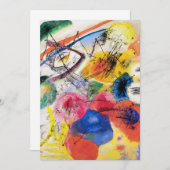 カンディンスキー ブラックライン インビテーション (正面/裏面)