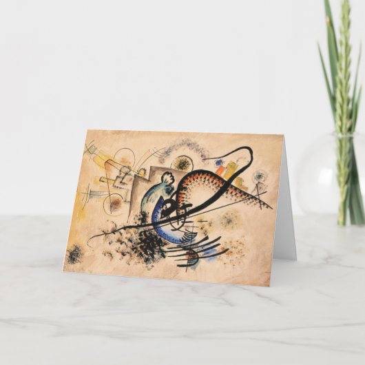 カンディンスキー – ブラックライン カード (正面)