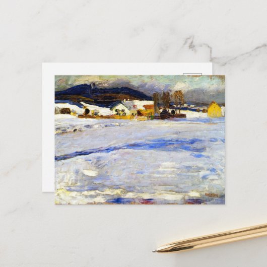 カンディンスキー – ベイスターンバーグ ポストカード (正面/裏面インサイチュ)