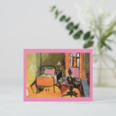 カンディンスキー,ベッドルーム,ファインアート ポストカード (スタンド正面)