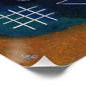 カンディンスキー – ベール付きグロー ポスター (コーナー)