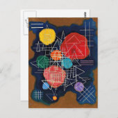 カンディンスキー – ベール付きグロー ポストカード (正面/裏面)