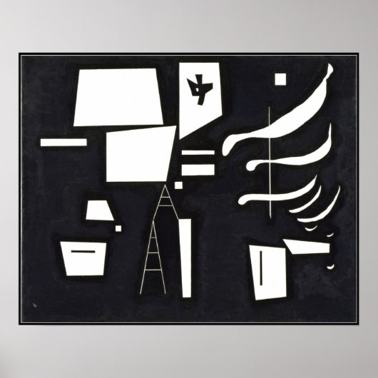 カンディンスキー,ホワイトソフトと懸命 ポスター (正面)