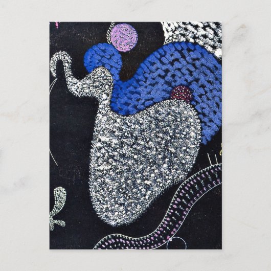 カンディンスキー – ポインティユ ポストカード (正面)