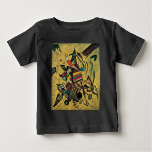 カンディンスキー ポイント アブストラクト キャンバス ペイント ベビーTシャツ