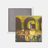 カンディンスキー – ミュンヘンのルートヴィグスカーシュ マグネット (正面/裏面)