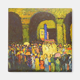 カンディンスキー – ミュンヘンのルートヴィグスカーシュ マグネット