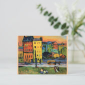 カンディンスキー – ミュンヘンの家 ポストカード (スタンド正面)