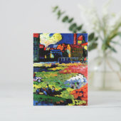 カンディンスキー – ミュンヘン – シュヴァービングと聖の教会 ポストカード (スタンド正面)