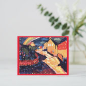 カンディンスキー，ムルナウとレインボー，ファインアート ポストカード (スタンド正面)