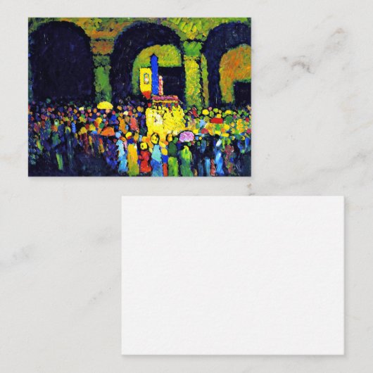 カンディンスキー – ムルナウのルートヴィグキルシュ ノートカード (正面/裏面)