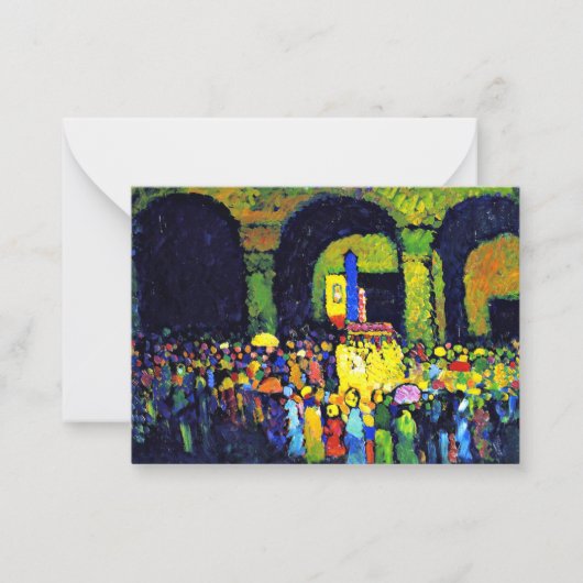 カンディンスキー – ムルナウのルートヴィグキルシュ ノートカード (正面)