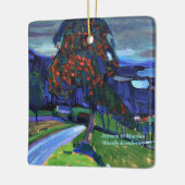 カンディンスキー – ムルナウの秋 セラミックオーナメント (左)