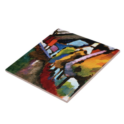 カンディンスキー – ムルナウ城と教会 タイル (側面)