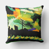 カンディンスキー – ムルナウ鉄道と城 クッション (裏面)