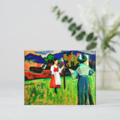 カンディンスキー – ムルナウ，ガブリエル・マンター絵画ズ ポストカード (スタンド正面)