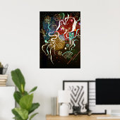 カンディンスキー – ムーブメントI ポスター (ホームオフィス)