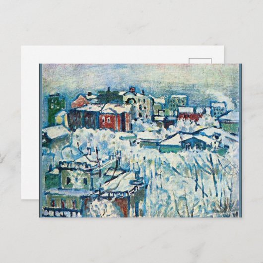 カンディンスキー – モスクワスモレンスカイブールバード勉強 ポストカード (正面/裏面)