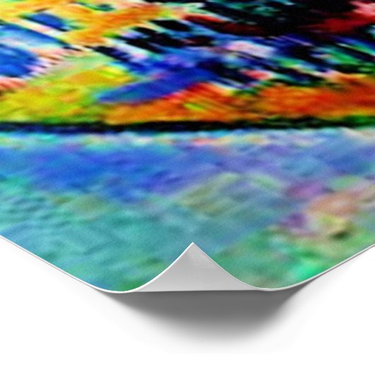 カンディンスキー – モスクワ,ズボブスカヤスクエア,勉強 ポスター (角)