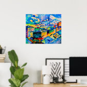 カンディンスキー – モスクワ，ズボブスカヤスクエア，勉強 ポスター (ホームオフィス)