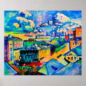 カンディンスキー – モスクワ,ズボブスカヤスクエア,勉強 ポスター (正面)