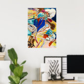 カンディンスキー モダン アブストラクト 絵画 アート作品 ポスター (ホームオフィス)