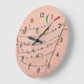 カンディンスキー – リトルアクセント ラージ壁時計 (傾斜)