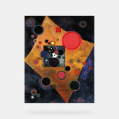 カンディンスキー - ローズのアクセント アクリルサイン (正面)