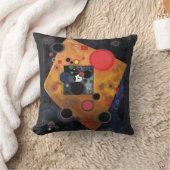 カンディンスキー - ローズのアクセント クッション (ブランケット)