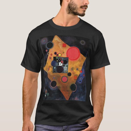カンディンスキー - ローズのアクセント Tシャツ (正面)