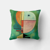 カンディンスキー-上向き、人気がある抽象芸術絵画ズ クッション (裏面)