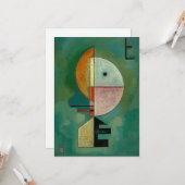 カンディンスキー – 上向き、抽象芸術・アート、 カード (正面/裏面インサイチュ)