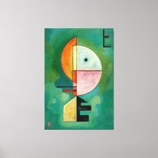 カンディンスキー – 上方(空) - 1929 – バウハウス – キャンバスプリント (正面)