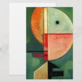 カンディンスキー 上昇する抽象絵画 便箋 (正面/裏面)