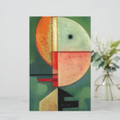 カンディンスキー 上昇する抽象絵画 便箋 (スタンド正面)